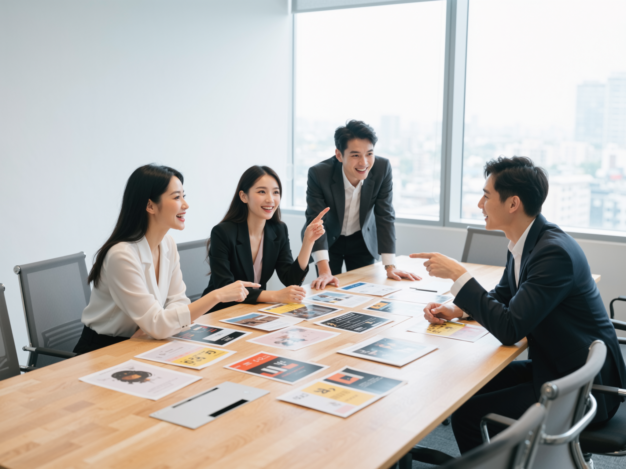 CHECHI Technology sales team illustration